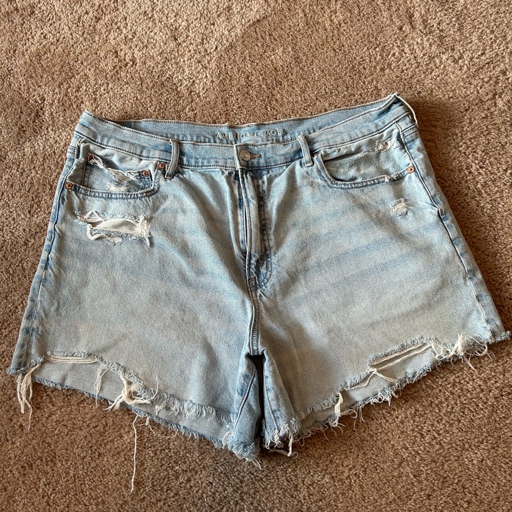 American Eagle Outfitters Blue High Rise Perfect Shorts